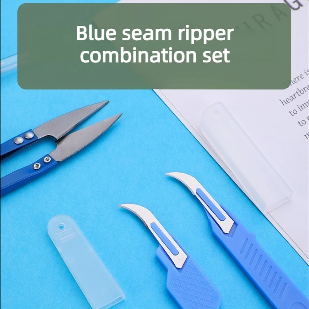 Blue Sewing Kit 5Pcs Thread Ri - Sewing Kit ulasan dan harga