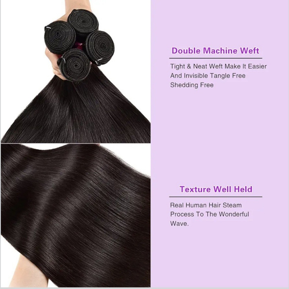 Finros Human Hair Bundles Bone - Sewing Lab ulasan dan harga