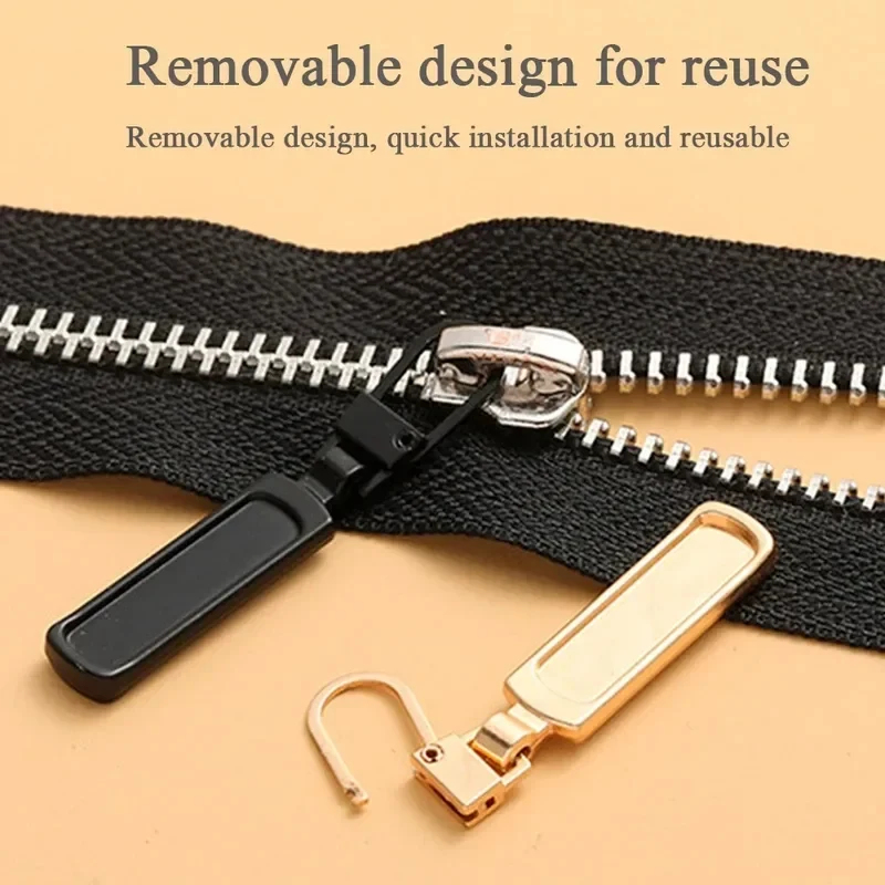 1-4Pcs Detachable Metal Zipper - Textile And Sewing Supply ulasan dan harga