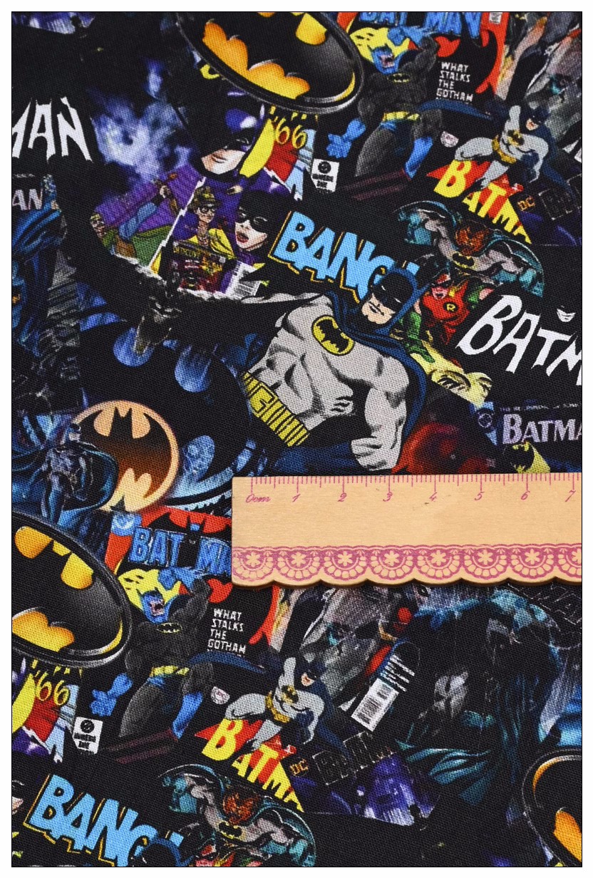 Batman Bandai Anime Design 100 - Sewing Textiles ulasan dan harga
