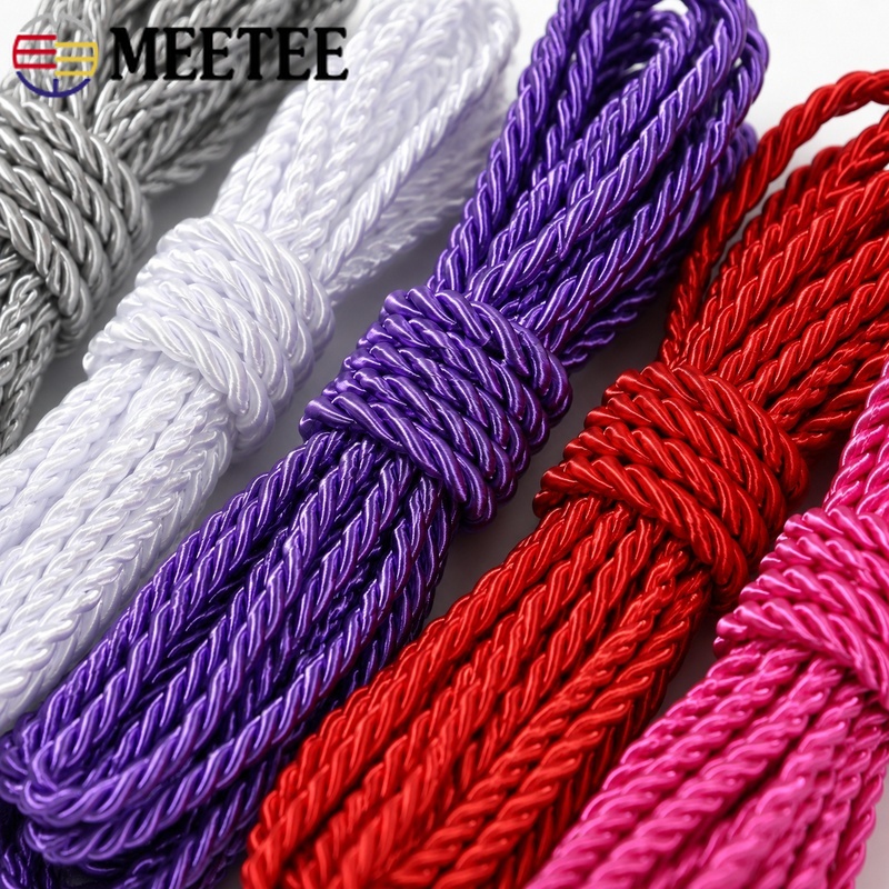 20Meters 5mm Cotton Nylon Blen - Sewing Textiles ulasan dan harga