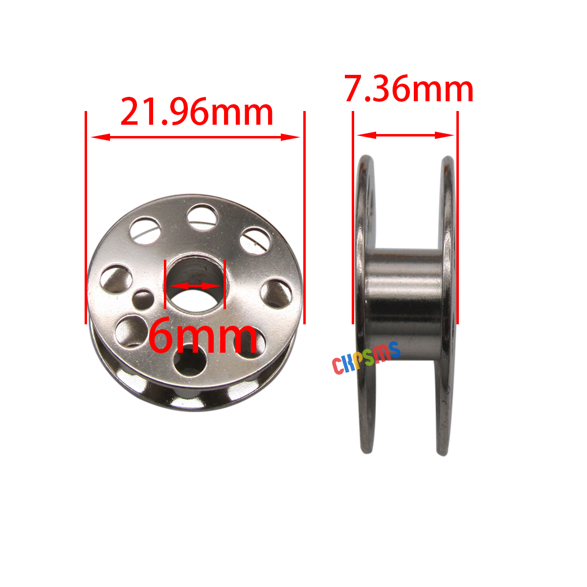 #45785 Steel BOBBIN FOR SINGER - Sewing Machine Yarn ulasan dan harga