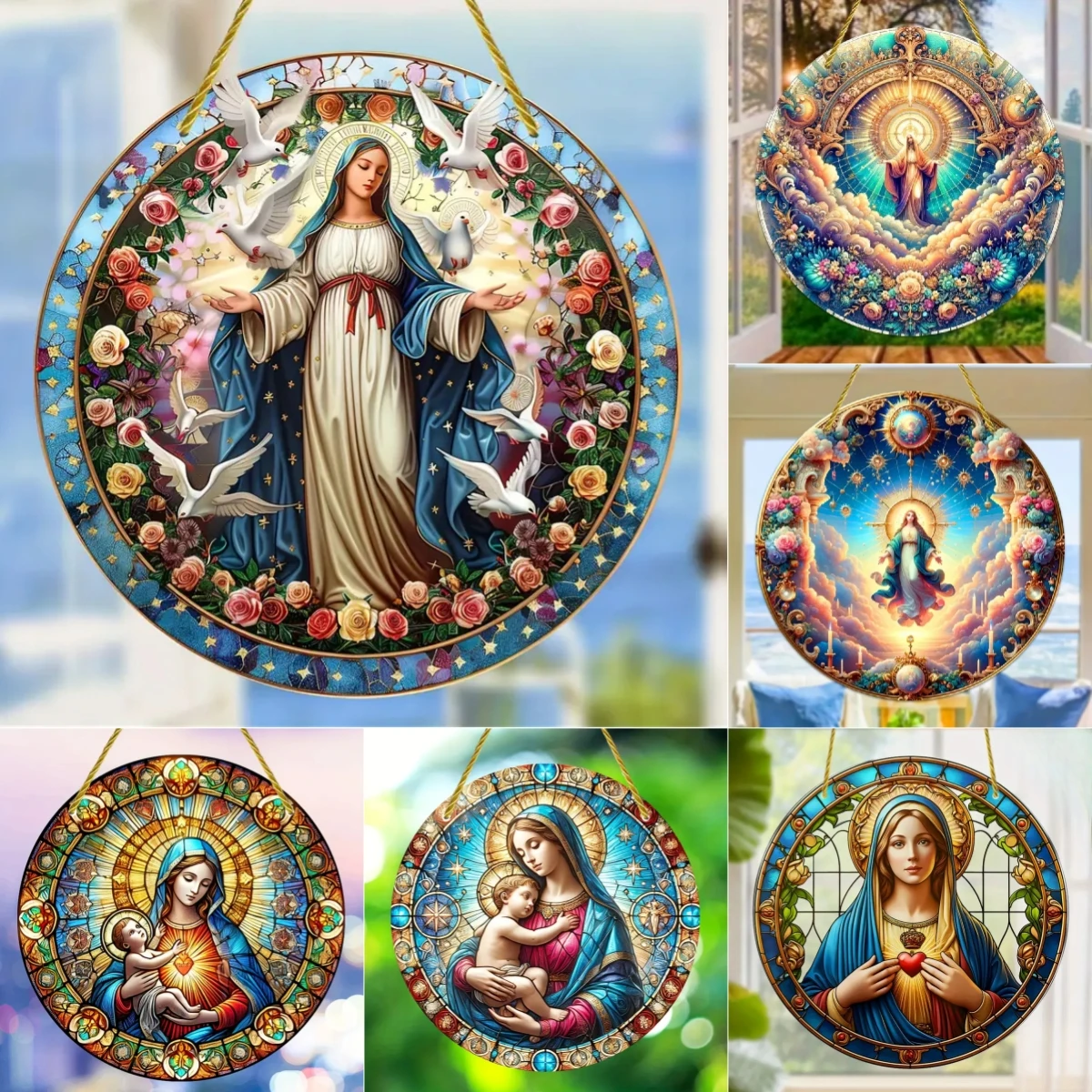 Christian Religion Mary Suncat - Sewing Custom ulasan dan harga