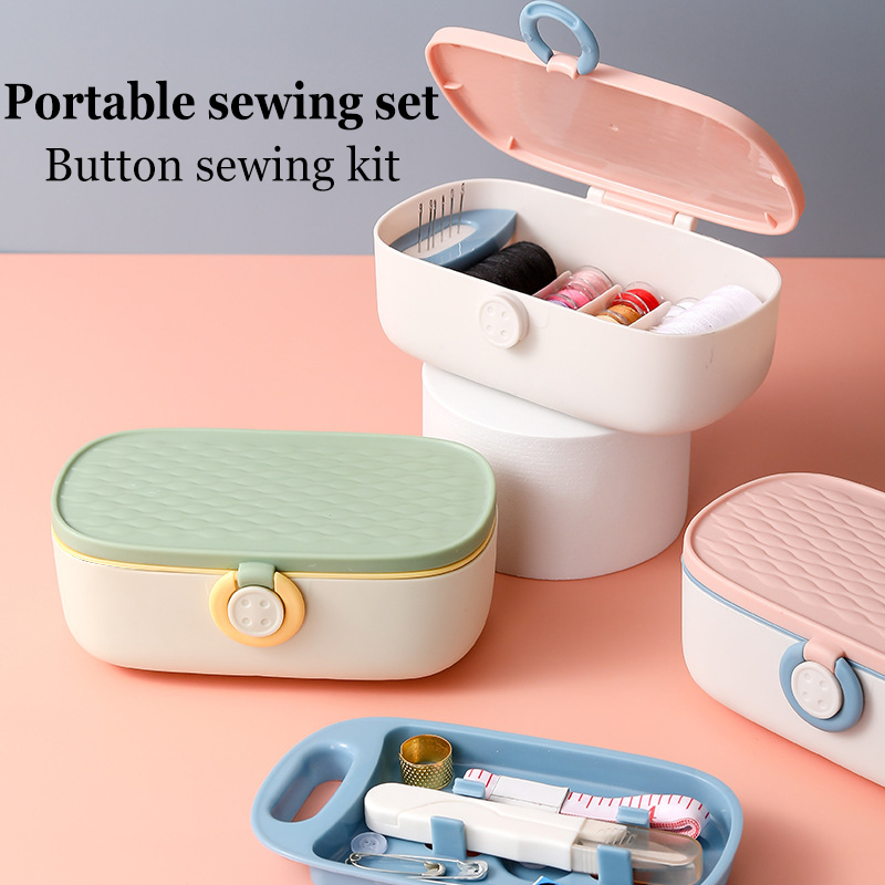 Sewing Kit, Plastic Sewing Box - Sewing Kit ulasan dan harga