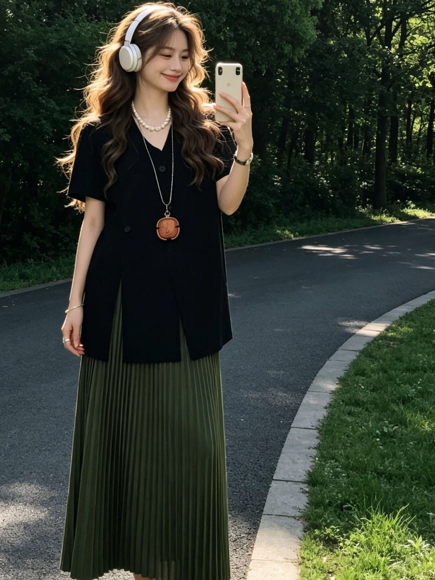 Elegant Casual Women's Suit Se - Shoulder Pad Set In ulasan dan harga