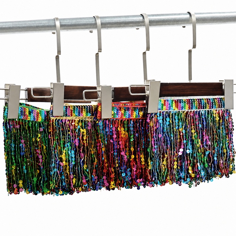 5/10Yards Sequin Fringe Tassel - Textile And Sewing Supply ulasan dan harga