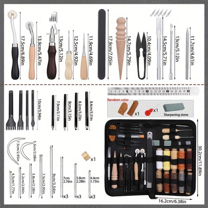 Shoe Leather Sewing Kit with A - Sewing Thread Production ulasan dan harga