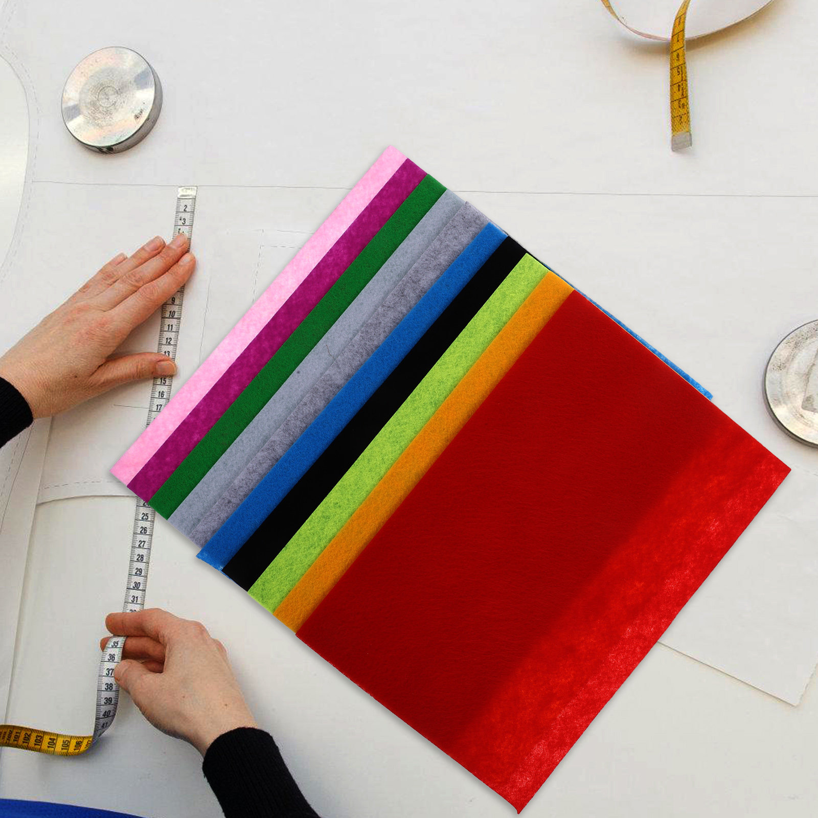 20Pcs Craft Felt Sheets Assort - Textile And Sewing Supply ulasan dan harga