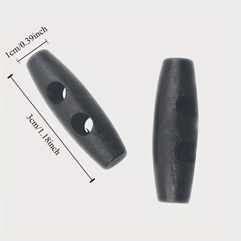 50pcs Recycled Wood Horn Toggl - Sewing Recycling ulasan dan harga