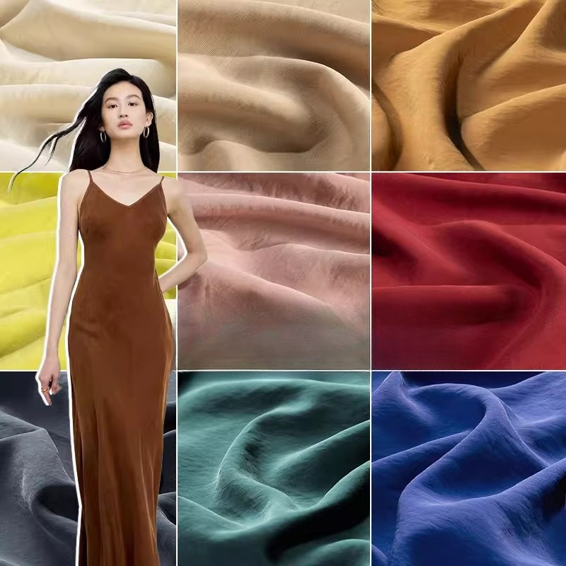 Sand-washed Cupro Fabric By Th - Sewing Recycling ulasan dan harga