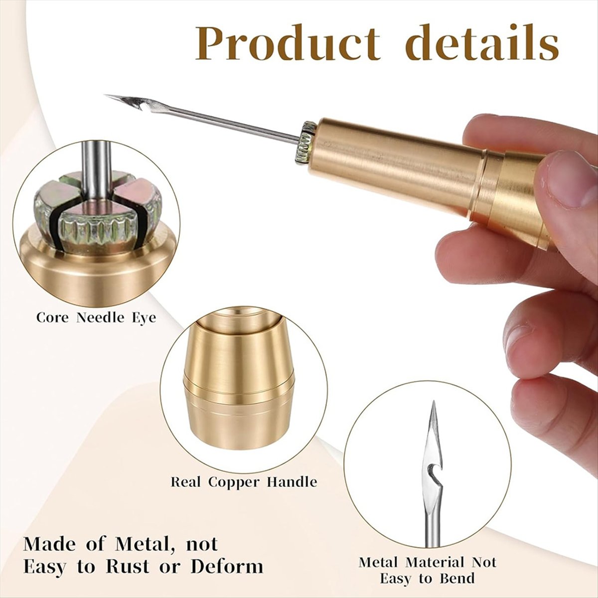 9pcs Leather Sewing Awl Kit wi - Sewing Kit ulasan dan harga