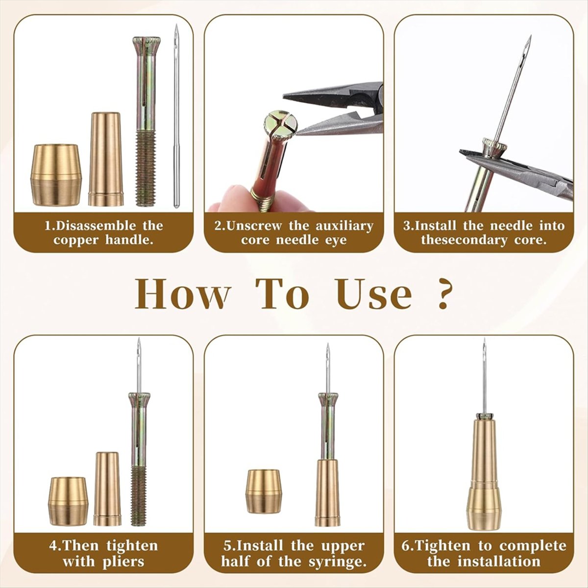 9pcs Leather Sewing Awl Kit wi - Sewing Kit ulasan dan harga
