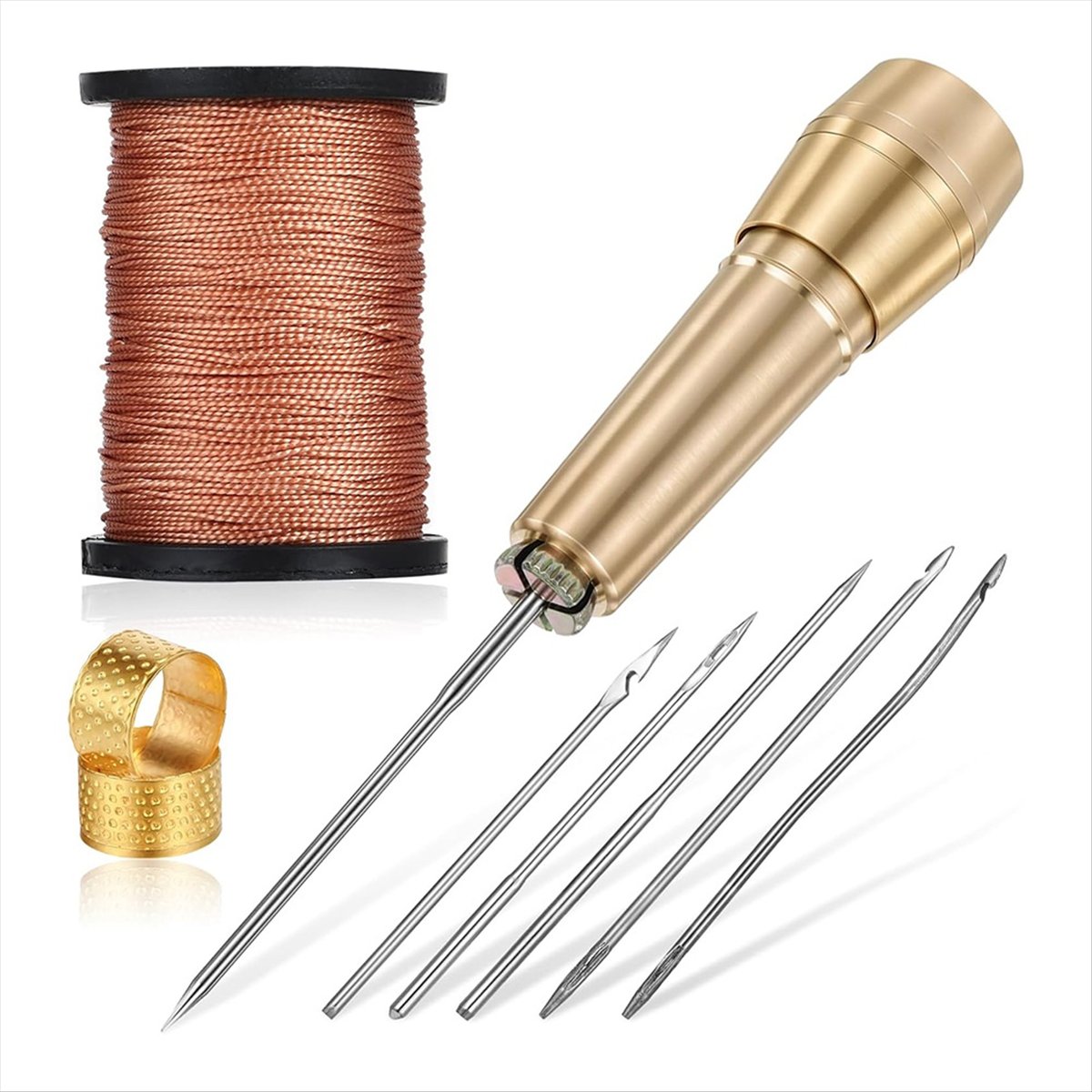 9pcs Leather Sewing Awl Kit wi - Sewing Kit ulasan dan harga