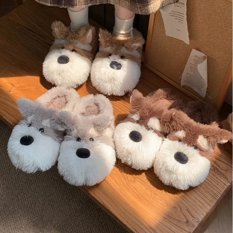 Dog Home Fuzzy Slipper Women P - Sewing House ulasan dan harga