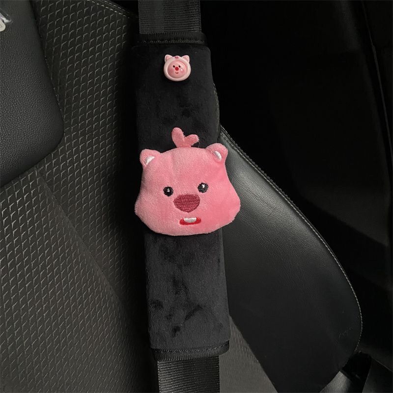 Car Seat Belt Decoration Plush - Shoulder Pad Set In ulasan dan harga
