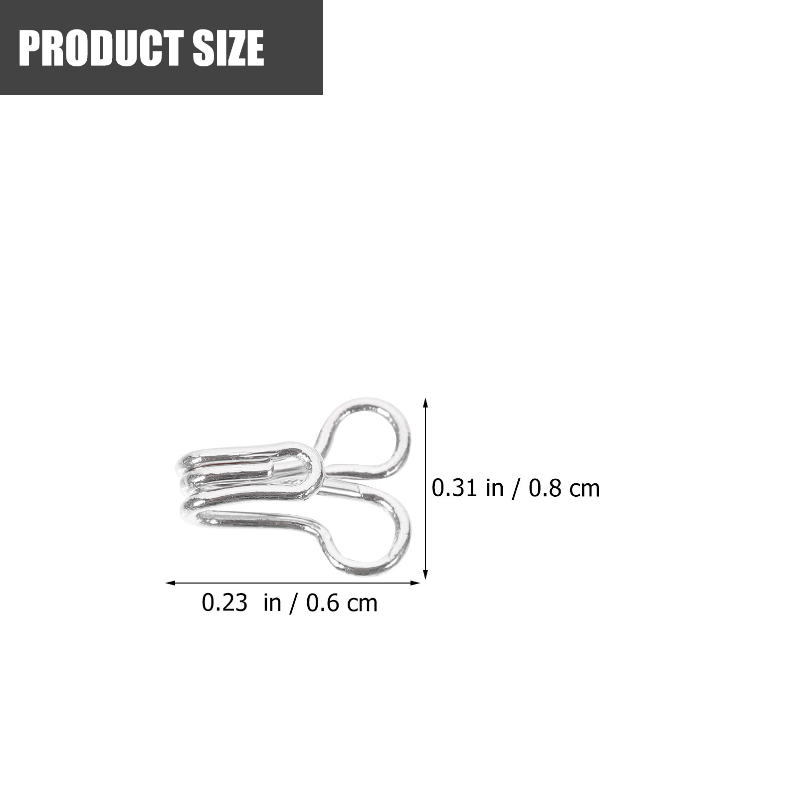 100Pcs Copper Hook and Eye Clo - Hook Eye Fastener ulasan dan harga